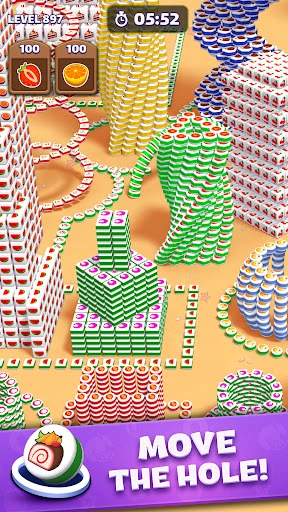 Captura del juego Tiles in Hole 1